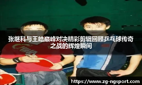 张继科与王皓巅峰对决精彩剪辑回顾乒乓球传奇之战的辉煌瞬间