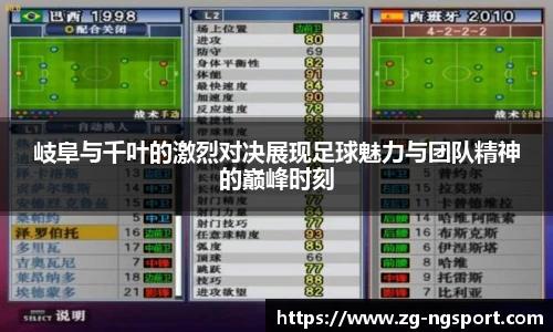 岐阜与千叶的激烈对决展现足球魅力与团队精神的巅峰时刻